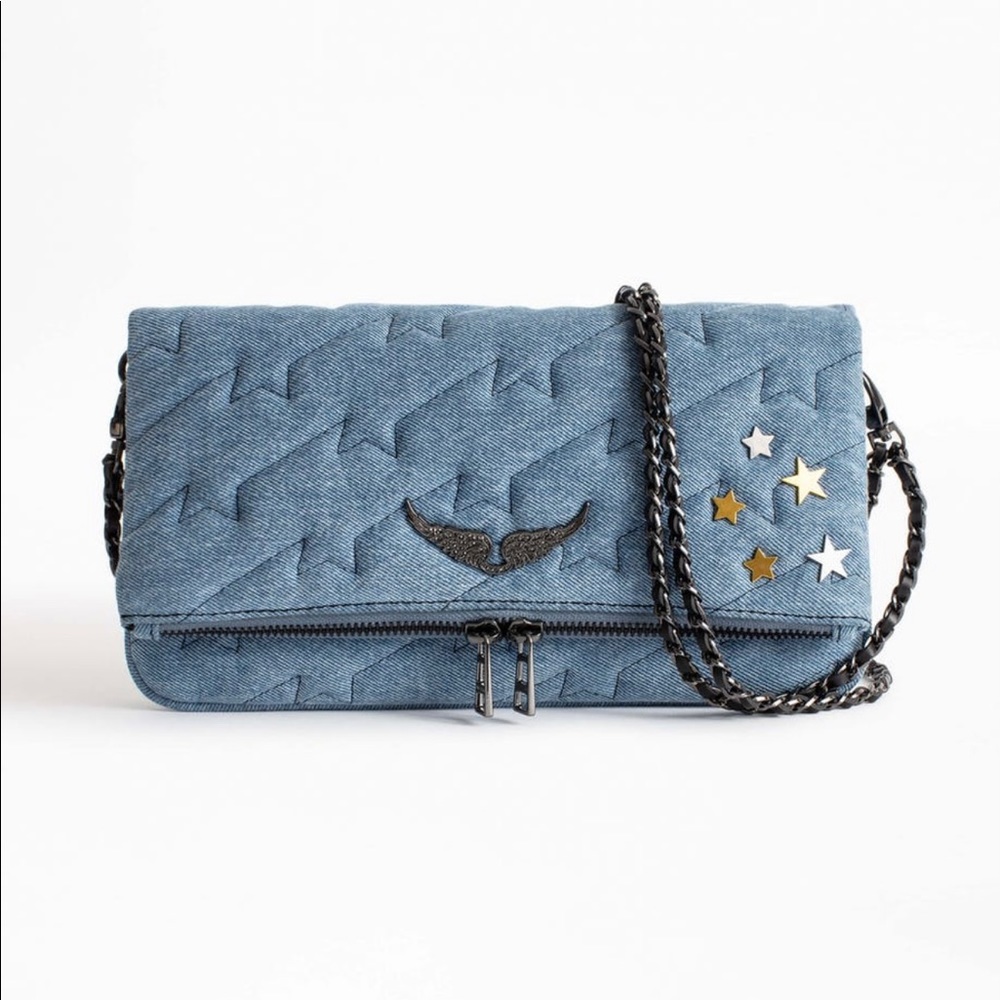Zadig and Voltaire denim purse.